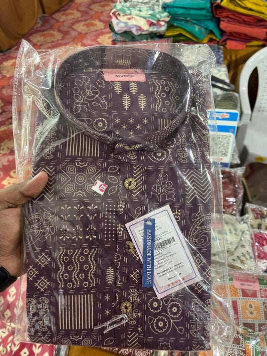 Wine Mandana Long Kurta