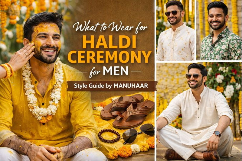 What to wear for Haldi ceremony for men wearing yellow kurta and white pajama