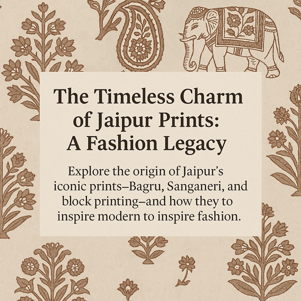 The Timeless Charm of Jaipur Prints: A Fashion Legacy