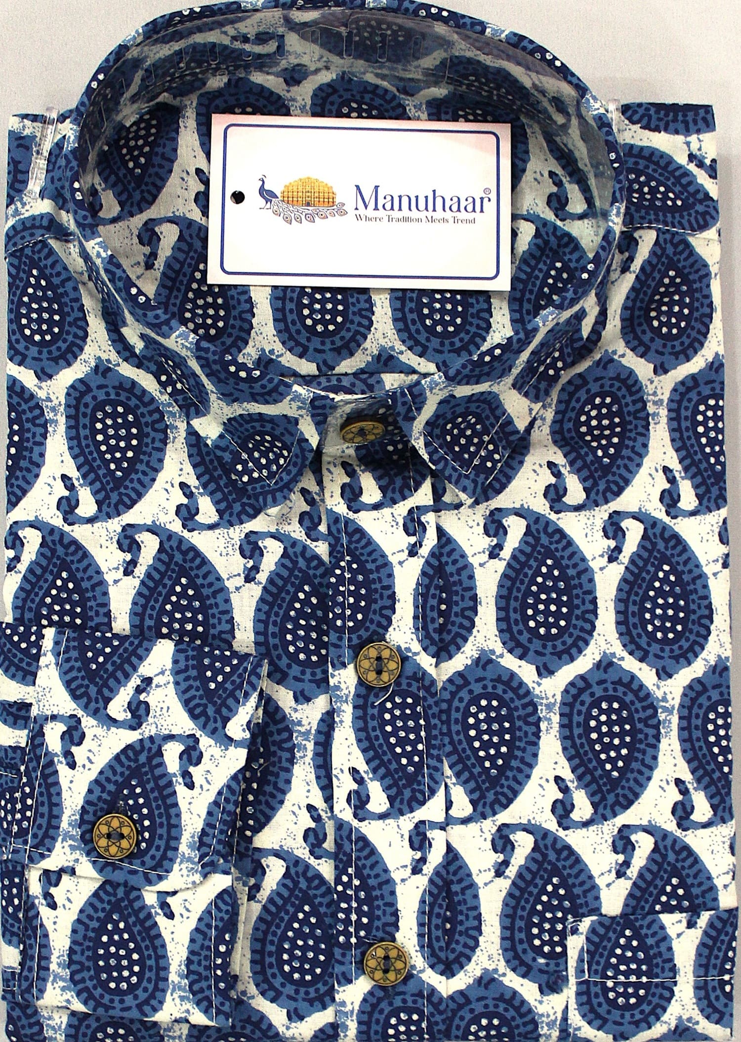 Blue Rainleaf Full Shirt