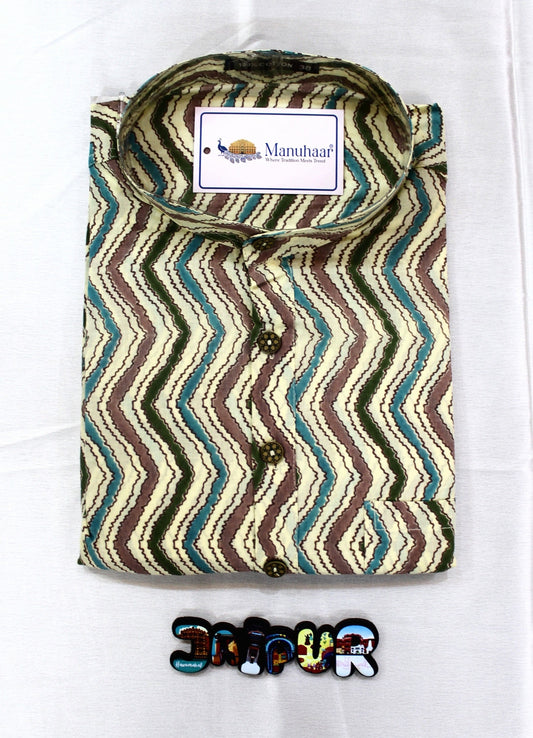 Lemon Fusion Short Kurta
