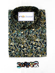 Musical Green Half Shirt