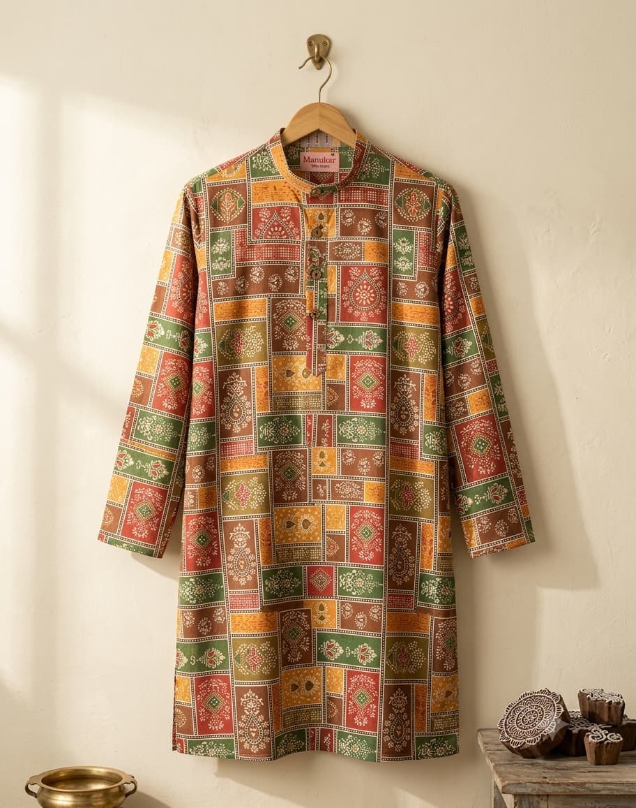Multi Colour Long Kurta