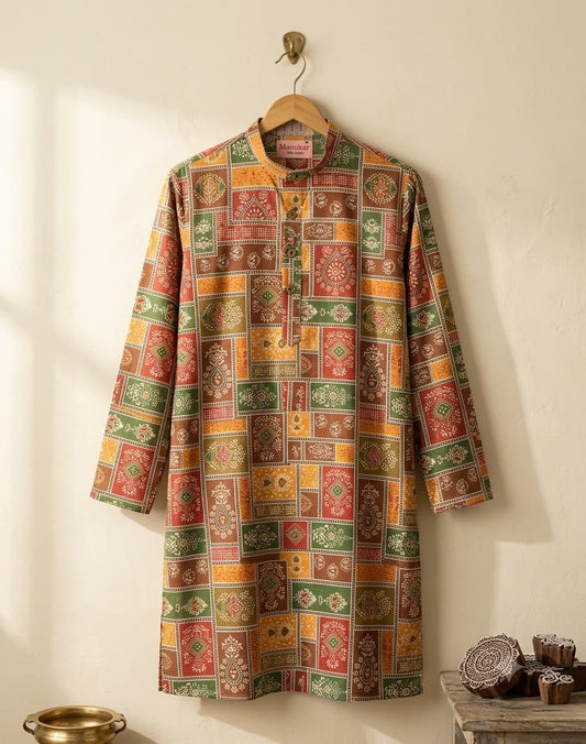 Multi Colour Long Kurta