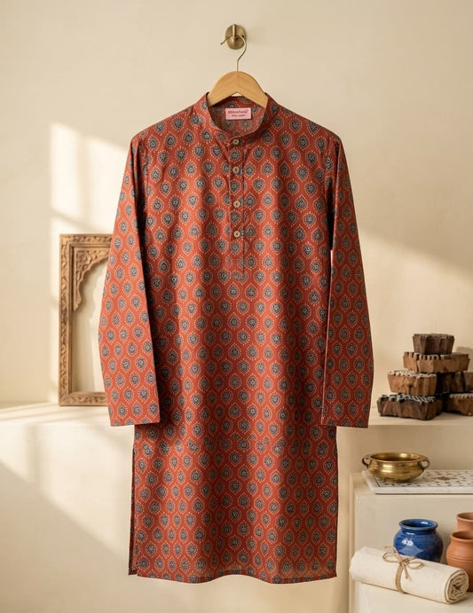 Hukum Print Long Kurta