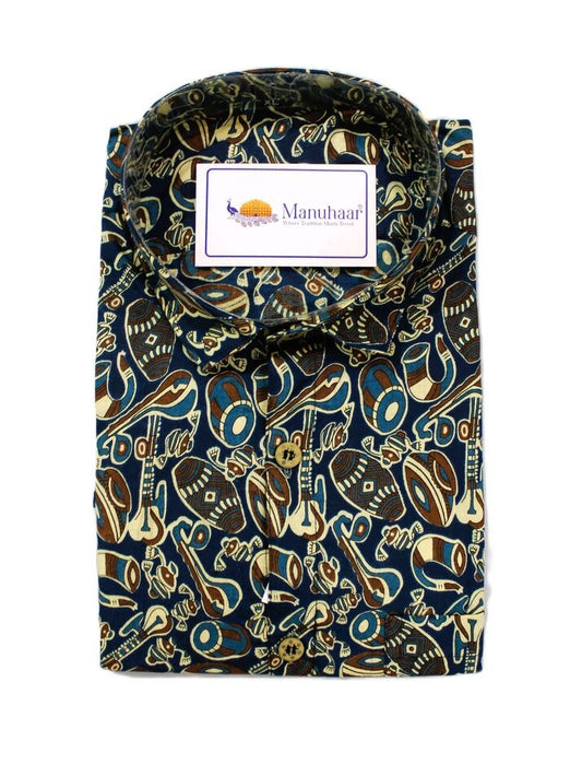 Musical Blue Full Shirt