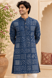 Blue Mandana Long Kurta