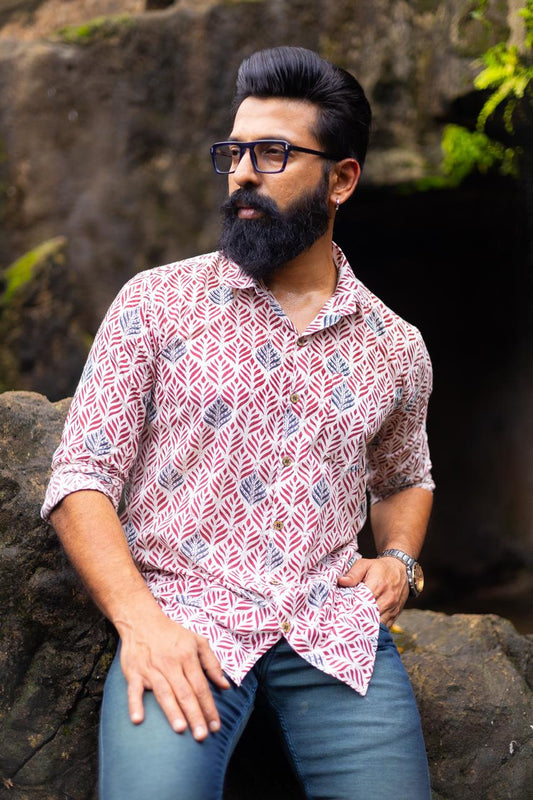 White Leaf Blend Full Shirt